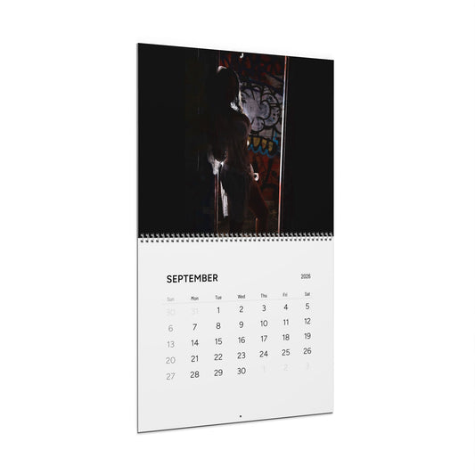 2026 Urban Art Wall Calendar — Graffiti Bodypaint Photography Calendar